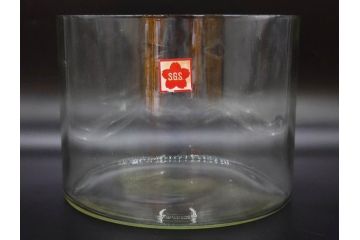 昭和初期　当時物　どんなお部屋にも合わせやすいガラスビン(ガラス瓶、硝子、フラワーベース、花瓶、花入、花生、花器、水槽、金魚鉢、S.G.S)(R-078941)