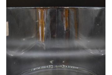 昭和初期　当時物　どんなお部屋にも合わせやすいガラスビン(ガラス瓶、硝子、フラワーベース、花瓶、花入、花生、花器、水槽、金魚鉢、S.G.S)(R-078941)