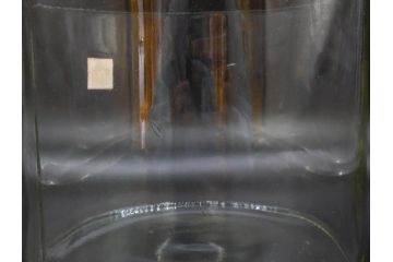 昭和初期　当時物　どんなお部屋にも合わせやすいガラスビン(ガラス瓶、硝子、フラワーベース、花瓶、花入、花生、花器、水槽、金魚鉢、S.G.S)(R-078941)