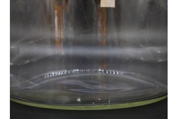 昭和初期　当時物　どんなお部屋にも合わせやすいガラスビン(ガラス瓶、硝子、フラワーベース、花瓶、花入、花生、花器、水槽、金魚鉢、S.G.S)(R-078941)