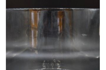 昭和初期　当時物　どんなお部屋にも合わせやすいガラスビン(ガラス瓶、硝子、フラワーベース、花瓶、花入、花生、花器、水槽、金魚鉢、S.G.S)(R-078941)