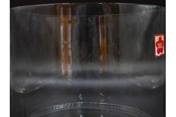 昭和初期　当時物　どんなお部屋にも合わせやすいガラスビン(ガラス瓶、硝子、フラワーベース、花瓶、花入、花生、花器、水槽、金魚鉢、S.G.S)(R-078941)