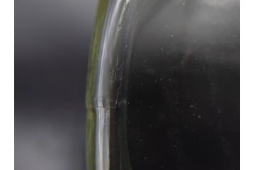 昭和初期　当時物　どんなお部屋にも合わせやすいガラスビン(ガラス瓶、硝子、フラワーベース、花瓶、花入、花生、花器、水槽、金魚鉢、S.G.S)(R-078941)