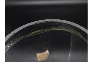 アンティーク雑貨　当時物　デッドストック　アルミ蓋　シンプルで使いやすいガラス瓶2点セット(角型、角瓶、キャニスター、ガラスビン、菓子瓶、硝子、フタ付き、小物入れ、ディスプレイ雑貨、古道具、店舗什器)(R-078942)