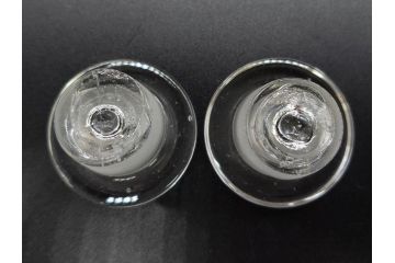 昭和初期　当時物　未使用　ロート　シャーレ　薬瓶　蓋付きガラス瓶　時代がかった味のあるガラス瓶など10個セット(ペトリ皿、メディシンボトル、実験器具、じょうご、漏斗、硝子、ビン、NAGAOKAGARASU&CO)(R-078948)