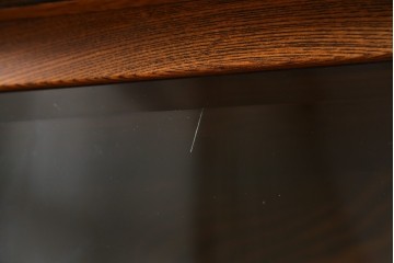 中古　岩谷堂箪笥　力強い杢目と黒々とした金具が迫力ある茶箪笥　(R-078957)