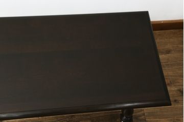 中古　美品　松本民芸家具　特注品　和洋折衷な雰囲気のお部屋と相性の良いセンターテーブル(ローテーブル、リビングテーブル)(R-078960)