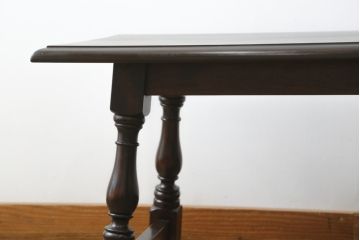 中古　美品　松本民芸家具　特注品　和洋折衷な雰囲気のお部屋と相性の良いセンターテーブル(ローテーブル、リビングテーブル)(R-078960)