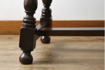 中古　美品　松本民芸家具　特注品　和洋折衷な雰囲気のお部屋と相性の良いセンターテーブル(ローテーブル、リビングテーブル)(R-078960)