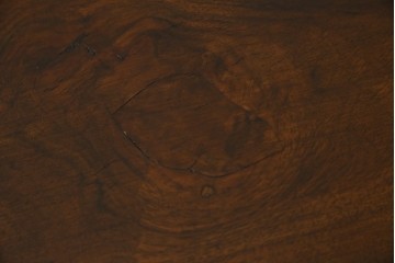 イギリスアンティーク　ウォルナット材の落ち着いた色味が素敵な猫脚コンソールデスク　(R-078971)