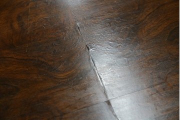 イギリスアンティーク　ウォルナット材の落ち着いた色味が素敵な猫脚コンソールデスク　(R-078971)