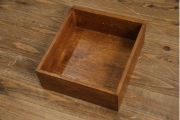 中古　高級品!!　ナラ材　上質な和の空間を演出するアンティーク調水屋箪笥サイドボード(食器棚、サイドキャビネット、茶箪笥、収納棚、戸棚)(R-078977)