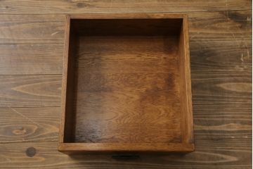 中古　高級品!!　ナラ材　上質な和の空間を演出するアンティーク調水屋箪笥サイドボード(食器棚、サイドキャビネット、茶箪笥、収納棚、戸棚)(R-078978)
