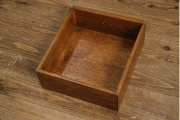 中古　高級品!!　ナラ材　上質な和の空間を演出するアンティーク調水屋箪笥サイドボード(食器棚、サイドキャビネット、茶箪笥、収納棚、戸棚)(R-078978)