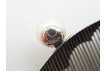 アンティーク　彫金　オパール　真珠(パール)　オニキス　SPM刻印　繊細な彫りが見事な帯留(帯留め、着物道具、和装小物、アクセサリー、ブローチ)(R-079000)