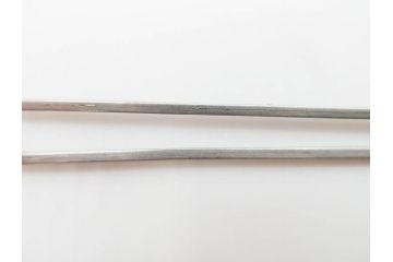 アンティーク　金蒔絵　螺鈿　紅水晶(ローズクォーツ)　テイストの違う花のデザインが楽しめる簪2本セット(花、フラワー、かんざし、和装小物、髪飾り、アクセサリー)(R-079002)