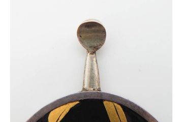 アンティーク　金蒔絵　螺鈿　紅水晶(ローズクォーツ)　テイストの違う花のデザインが楽しめる簪2本セット(花、フラワー、かんざし、和装小物、髪飾り、アクセサリー)(R-079002)