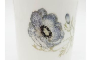 イギリス　WEDGWOOD(ウェッジウッド)　Susie Cooper(スージー・クーパー)　GLEN MIST(グレンミスト)　シックな色合いが魅力のカップ&ソーサー4客セット(花、フラワー、C&S、皿、磁器、洋食器、ボーンチャイナ、英国)(R-079004)