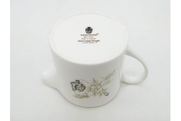 イギリス　WEDGWOOD(ウェッジウッド)　Susie Cooper(スージー・クーパー)　GLEN MIST(グレンミスト)　ティータイムを充実させるティーポッド&クリーマー(花、フラワー、ミルクジャー、ミルクポット、磁器、洋食器、ボーンチャイナ、英国)(R-079006)