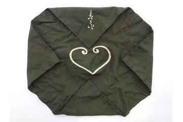大正期　加藤春二　好五宝茶碗　約13cm　4.1寸　素朴で優しい味わいを感じる抹茶碗(葵窯、円能斎書付き、家元花押、瀬戸、茶道具、茶陶、和食器、共布、共箱付き、四寸一分)(R-079012)
