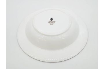 イギリス　WEDGWOOD(ウェッジウッド)　FLORENTINE TURQUOISE(フロレンティーン ターコイズ)　フォーマルで食卓が華やぐスーププレート2枚&スクエアプレート1枚セット(グロテスク文様、フルーツ、果物、スープ皿、変形皿、洋食器、英国)(R-079015)