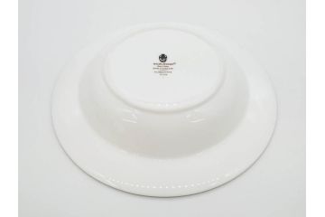 イギリス　WEDGWOOD(ウェッジウッド)　FLORENTINE TURQUOISE(フロレンティーン ターコイズ)　フォーマルで食卓が華やぐスーププレート2枚&スクエアプレート1枚セット(グロテスク文様、フルーツ、果物、スープ皿、変形皿、洋食器、英国)(R-079015)
