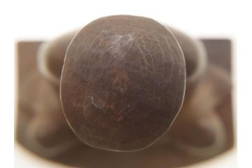 木彫　丹念に彫られ粛然たる佇まいが伝わってくる利休像(古美術、坐像、木製、彫刻、茶人、茶道具、置物、ディスプレイ、共箱付き、在銘作家物)(R-079018)