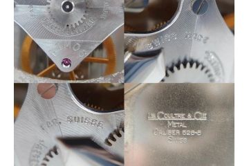 スイス　JAEGER-LECOULTRE(ジャガー・ルクルト)　ATMOS(アトモス)　METAL CALIBER 526-5　スタイリッシュなデザインと機能性を兼ね備えた置き時計(空気時計、ガス、半永久、使用説明書付き)(R-079019)