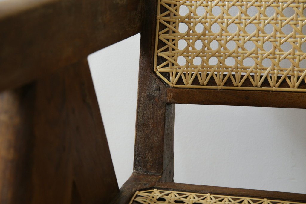 ヴィンテージ家具　gallery WAN(ギャラリーワン)取り扱い　Pierre Jeanneret(ピエール ジャンヌレ)　チーク材　オリジナル レター入り　P.U./C.H./L.I.b-78　イージーチェア　(R-079022)