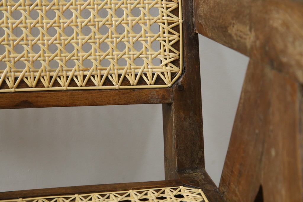 ヴィンテージ家具　gallery WAN(ギャラリーワン)取り扱い　Pierre Jeanneret(ピエール ジャンヌレ)　チーク材　オリジナル レター入り　P.U./C.H./L.I.b-78　イージーチェア　(R-079022)