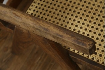 ヴィンテージ家具　gallery WAN(ギャラリーワン)取り扱い　Pierre Jeanneret(ピエール ジャンヌレ)　チーク材　オリジナル レター入り　P.U./C.H./L.I.b-78　イージーチェア　(R-079022)