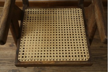 ヴィンテージ家具　gallery WAN(ギャラリーワン)取り扱い　Pierre Jeanneret(ピエール ジャンヌレ)　チーク材　オリジナル レター入り　P.U./C.H./L.I.b-78　イージーチェア　(R-079022)