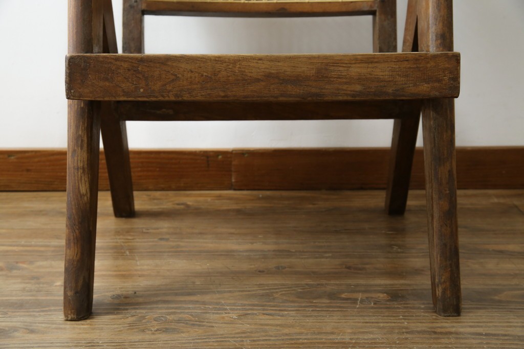 ヴィンテージ家具　gallery WAN(ギャラリーワン)取り扱い　Pierre Jeanneret(ピエール ジャンヌレ)　チーク材　オリジナル レター入り　P.U./C.H./L.I.b-78　イージーチェア　(R-079022)