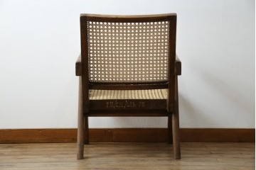 ヴィンテージ家具　gallery WAN(ギャラリーワン)取り扱い　Pierre Jeanneret(ピエール ジャンヌレ)　チーク材　オリジナル レター入り　P.U./C.H./L.I.b-78　イージーチェア　(R-079022)