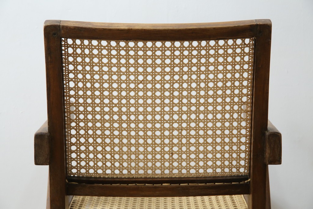 ヴィンテージ家具　gallery WAN(ギャラリーワン)取り扱い　Pierre Jeanneret(ピエール ジャンヌレ)　チーク材　オリジナル レター入り　P.U./C.H./L.I.b-78　イージーチェア　(R-079022)