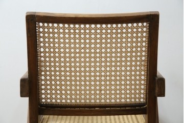 ヴィンテージ家具　gallery WAN(ギャラリーワン)取り扱い　Pierre Jeanneret(ピエール ジャンヌレ)　チーク材　オリジナル レター入り　P.U./C.H./L.I.b-78　イージーチェア　(R-079022)
