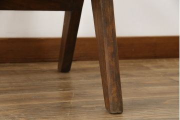 ビンテージ　gallery WAN(ギャラリーワン)取り扱い　Pierre Jeanneret(ピエール ジャンヌレ)　チーク材　オリジナル レター入り　P.U./C.H./L.I.b-78　イージーチェア(アームチェア、ラウンジチェア、椅子、イス)(R-079022)