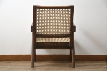 ビンテージ　gallery WAN(ギャラリーワン)取り扱い　Pierre Jeanneret(ピエール ジャンヌレ)　チーク材　オリジナル レター入り　P.U./C.H./L.I.b-78　イージーチェア(アームチェア、ラウンジチェア、椅子、イス)(R-079022)