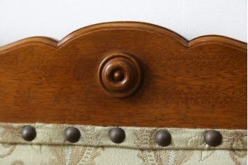 中古　美品　横浜クラシック家具　ダニエル(daniel)　ミッシェル(Michel)　高級感のある優雅な佇まいが魅力的なアームチェア2脚セット(ダイニングチェア、椅子、イス)(R-079031)