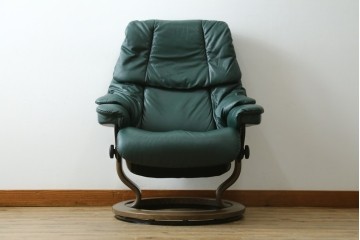 中古　EKORNES(エコーネス)　本革　ロングセラー!!　一番人気のストレスレス レノ クラシック M　(R-079033)