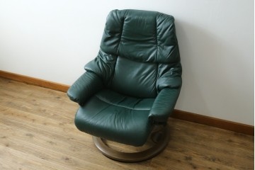 中古　EKORNES(エコーネス)　本革　ロングセラー!!　一番人気のストレスレス レノ クラシック M　(R-079033)