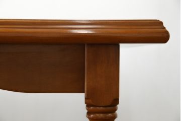 中古　横浜クラシック家具　ダニエル(daniel)　アーリーアメリカンシリーズ　Michel(ミッシェル)　A-307　ヨーロピアンな装飾が上品なダイニングテーブル(ミッシェルテーブル、4人掛け、6人掛け、食卓)(R-079035)
