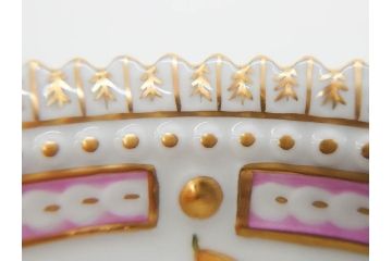 デンマーク　ROYAL COPENHAGEN(ロイヤルコペンハーゲン)　フローラダニカ　20/3566　細部まで繊細に描かれた花が上品なプレート(金彩、フラワー、ディッシュ、大皿、洋食器、北欧)(R-079041)　
