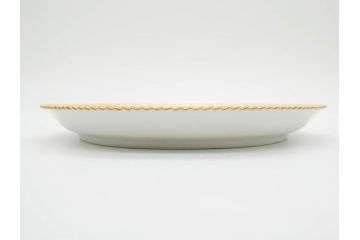 デンマーク　ROYAL COPENHAGEN(ロイヤルコペンハーゲン)　フローラダニカ　20/3566　細部まで繊細に描かれた花が上品なプレート(金彩、フラワー、ディッシュ、大皿、洋食器、北欧)(R-079041)　