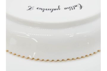 デンマーク　ROYAL COPENHAGEN(ロイヤルコペンハーゲン)　フローラダニカ　20/3566　細部まで繊細に描かれた花が上品なプレート(金彩、フラワー、ディッシュ、大皿、洋食器、北欧)(R-079041)　