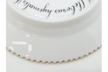 デンマーク　ROYAL COPENHAGEN(ロイヤルコペンハーゲン)　フローラダニカ　615　黄色い花が印象的で優雅なプレート(金彩、フラワー、ディッシュ、小皿、銘々皿、洋食器、北欧)(R-079043)