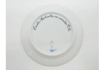 デンマーク　ROYAL COPENHAGEN(ロイヤルコペンハーゲン)　フローラダニカ　621　可憐な花のデザインが可愛らしいプレート(金彩、フラワー、ディッシュ、中皿、ケーキプレート、洋食器、北欧)(R-079045)