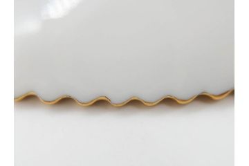 デンマーク　ROYAL COPENHAGEN(ロイヤルコペンハーゲン)　フローラダニカ　621　可憐な花のデザインが可愛らしいプレート(金彩、フラワー、ディッシュ、中皿、ケーキプレート、洋食器、北欧)(R-079045)