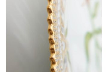 デンマーク　ROYAL COPENHAGEN(ロイヤルコペンハーゲン)　フローラダニカ　380　透かしの縁と金彩が美しいプレート(レース、フリル、金彩、花、フラワー、ディッシュ、大皿、透かし皿、洋食器、北欧)(R-079047)