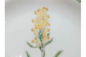 デンマーク　ROYAL COPENHAGEN(ロイヤルコペンハーゲン)　フローラダニカ　371　食卓が華やぐ優雅なオーバルプレート(金彩、フラワー、ディッシュ、中皿、洋食器、北欧)(R-079048)